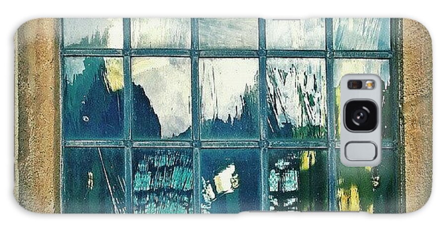 Abstract Galaxy Case featuring the photograph #glass ... #window #cromer by Linandara Linandara