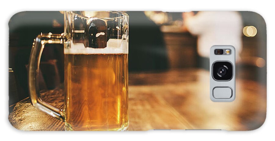 Alcohol Galaxy Case featuring the photograph Glass Of Bier, Brewery In Germany by Moreiso