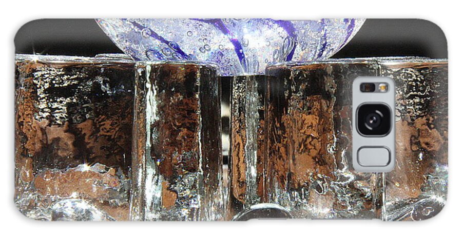 Glass Galaxy Case featuring the photograph Glass on Glass by Jolanta Anna Karolska