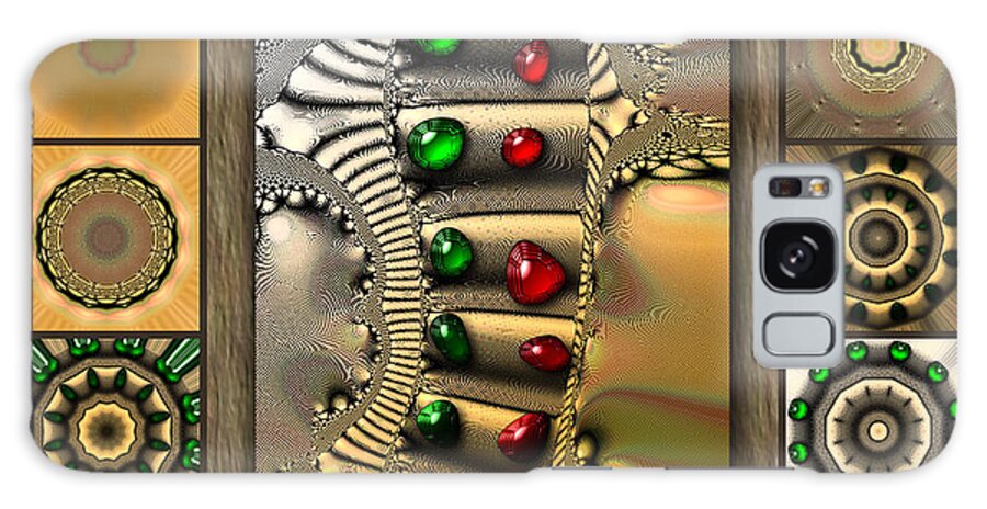 White Galaxy Case featuring the digital art Glimmering Afternoon Redux by Ann Stretton