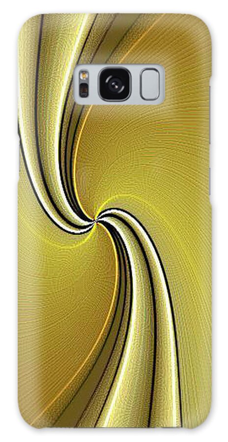 Fold Galaxy Case featuring the digital art Go Fold Sans Orbs by Mary Russell