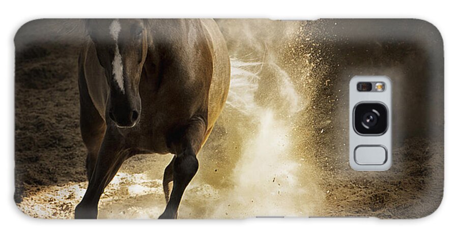 Horse Galaxy Case featuring the photograph Gold Dust by Pamela Steege