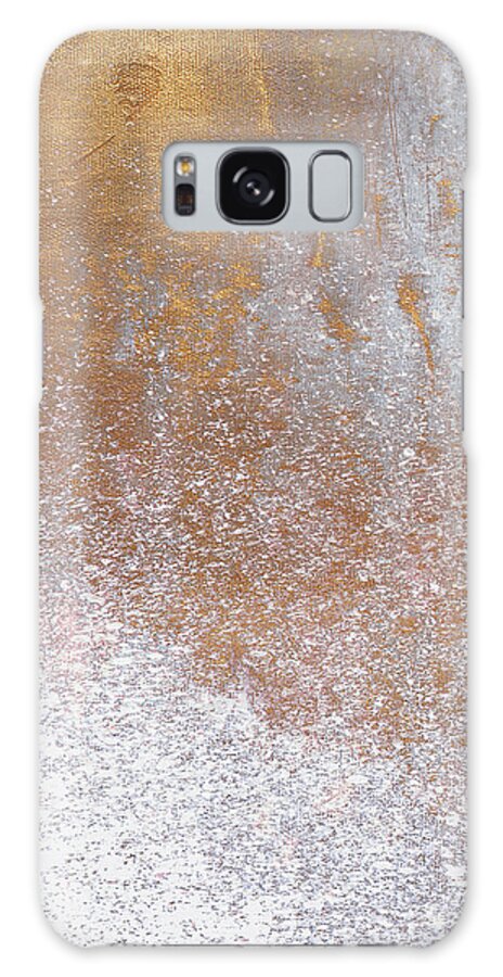 Gold Galaxy Case featuring the painting Gold Summer Woods I by M. Mercado