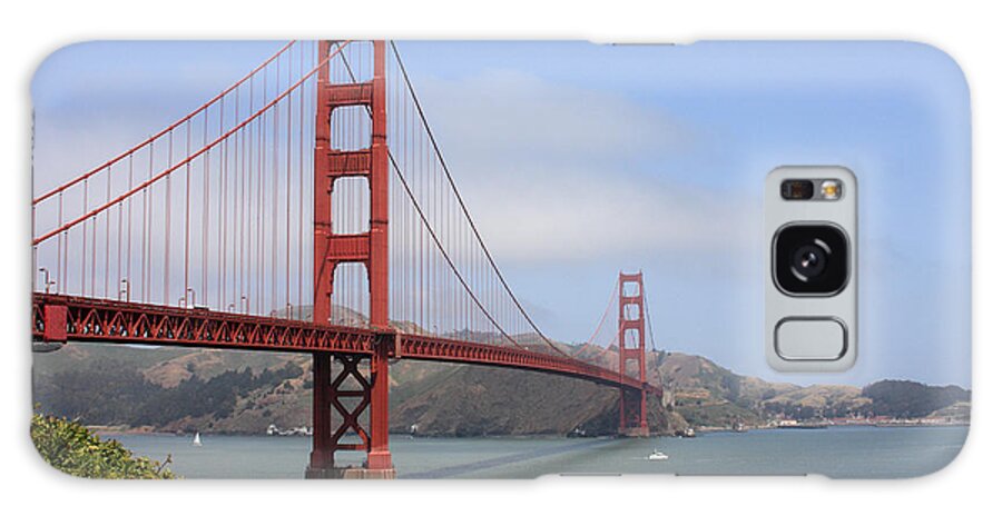 Golden Gate Bridge - Ann Van Breemen Galaxy Case featuring the photograph Golden Gate Bridge by Ann Van Breemen
