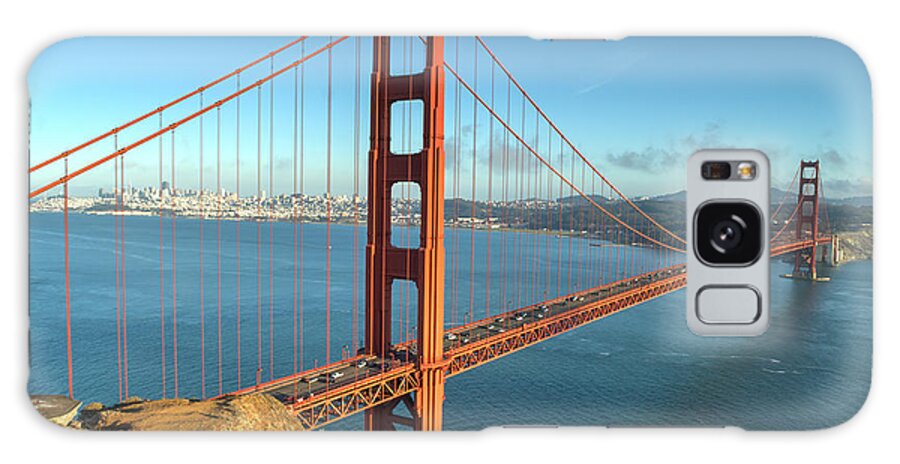 Golden Galaxy Case featuring the photograph Golden Gate Bridge by David Hart