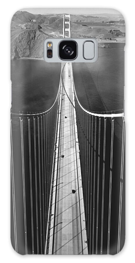 1930's Galaxy S8 Case featuring the photograph Golden Gate Bridge In 1937 by Underwood Archives