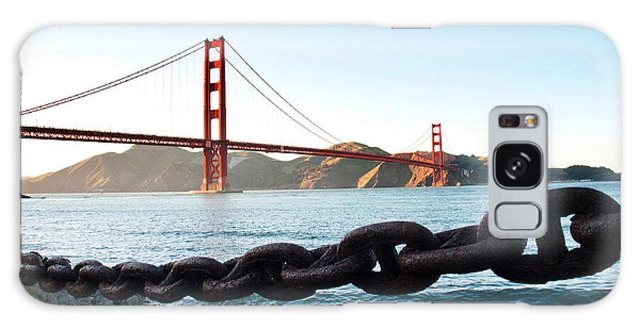 Golden Gate Bridge Galaxy Case featuring the photograph Golden Gate Bridge with Chain by Todd Aaron