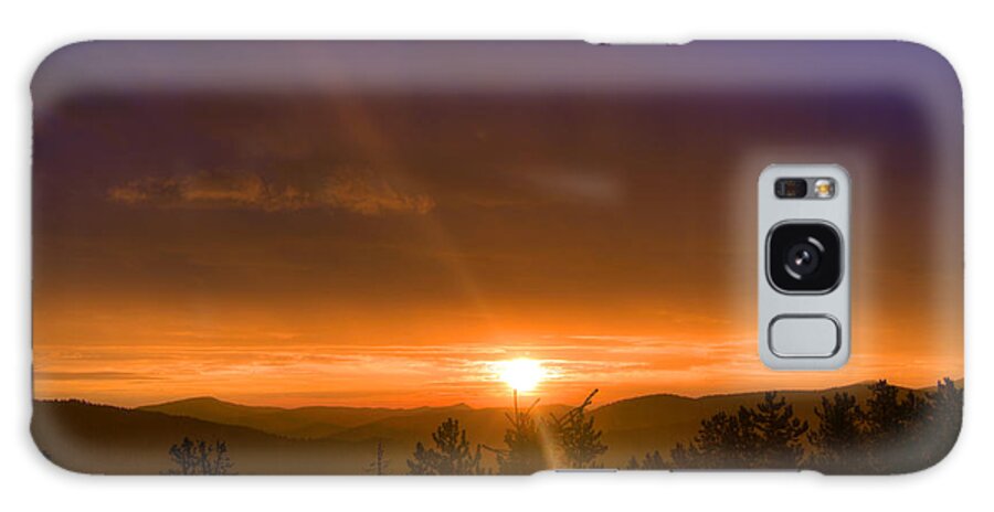 Sunrise Galaxy Case featuring the photograph Golden Sunrise by Matt Swinden