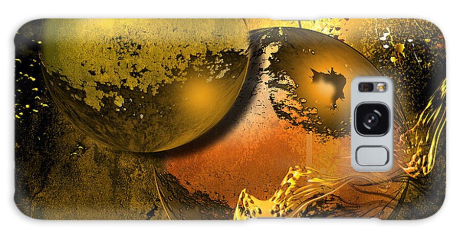 Golden Things Galaxy S8 Case featuring the digital art Golden things by Franziskus Pfleghart