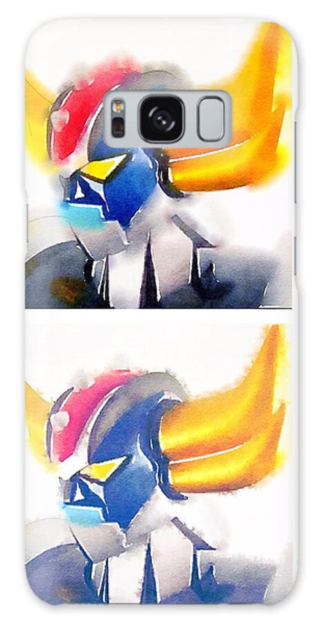 Grendizer Galaxy Case featuring the painting Goldoraks by HELGE Art Gallery