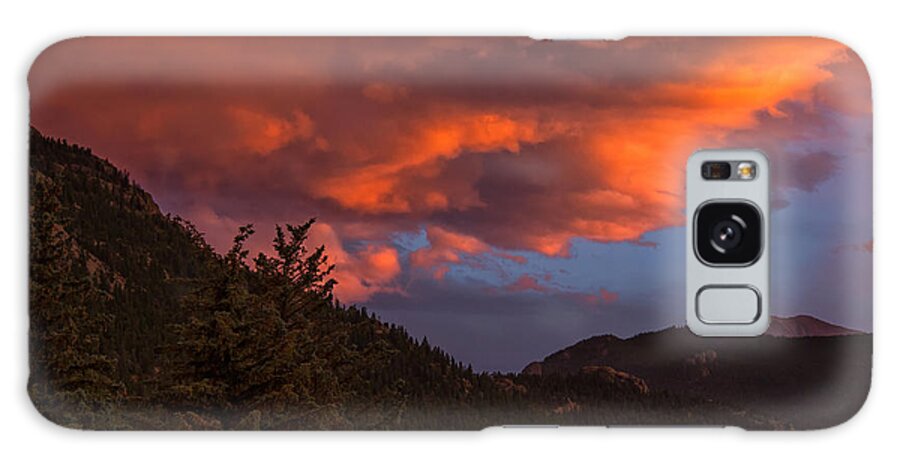 Colorado Galaxy Case featuring the photograph Good Night Estes Park by Joe Ownbey