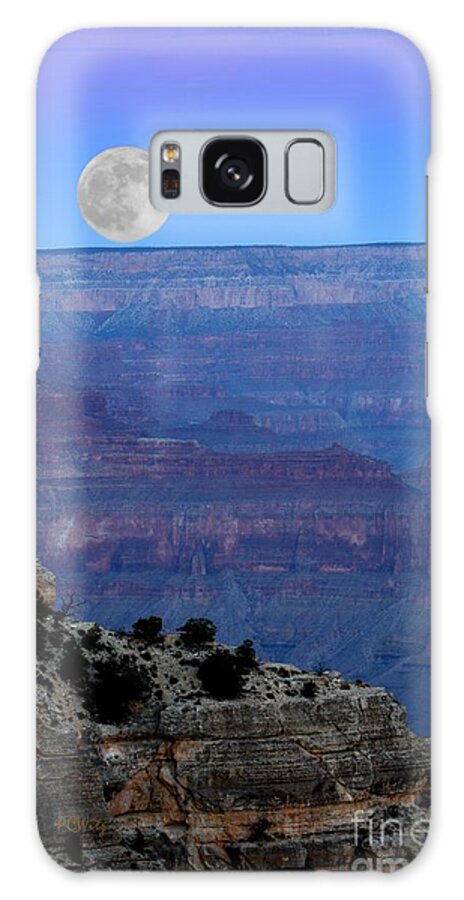 Good Night Moon Galaxy Case featuring the photograph Good Night Moon by Patrick Witz