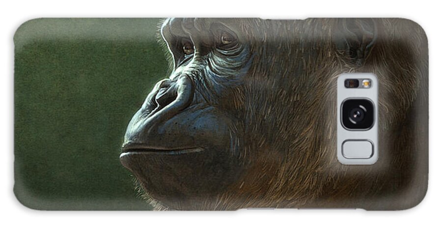Gorilla Galaxy Case featuring the digital art Gorilla by Aaron Blaise