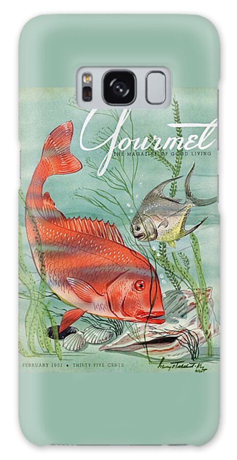Gourmet Cover Featuring A Snapper And Pompano Galaxy Case