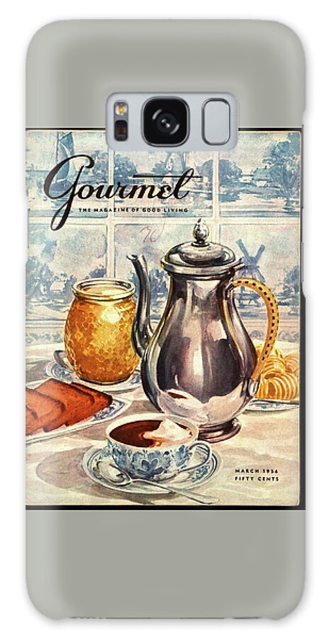 Gourmet Cover Featuring An Illustration Galaxy Case