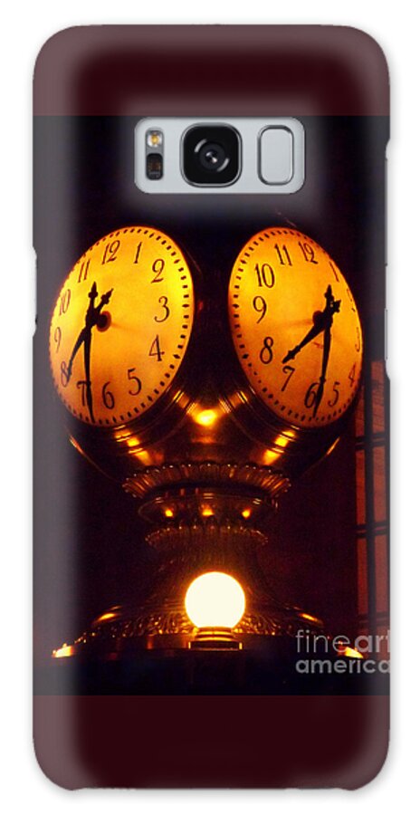 Grand Central Galaxy Case featuring the photograph Grand Old Clock - Grand Central Station New York by Miriam Danar
