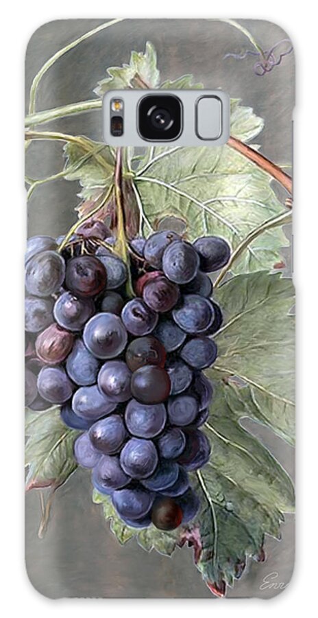 Grapes Galaxy Case featuring the painting Grapes by Portraits By NC