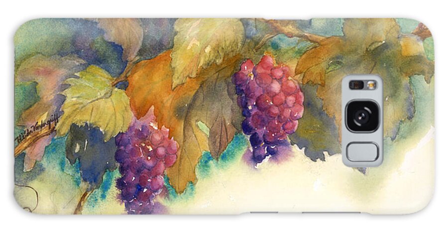 Grapes Galaxy Case featuring the painting Grapes by Hilda Vandergriff