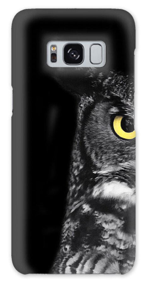 Great Horned Owl Galaxy Case featuring the photograph Great Horned Owl Photo by Stephanie McDowell