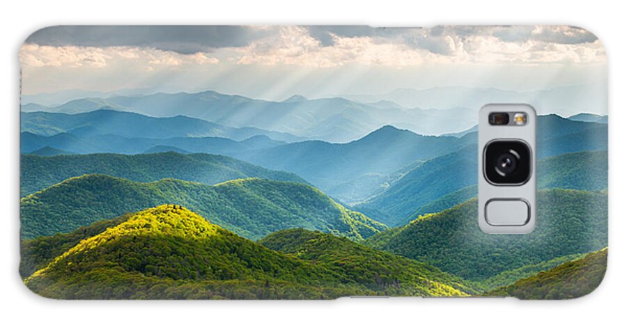 Great Smoky Mountains Galaxy Case featuring the photograph Great Smoky Mountains National Park NC Western North Carolina by Dave Allen