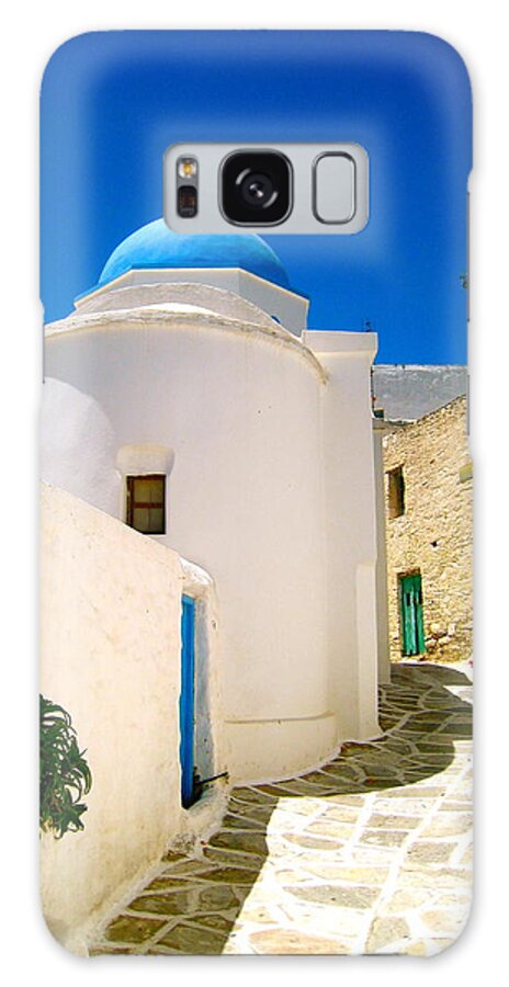 Greece Galaxy Case featuring the photograph Greek blue by Emma Heidemann