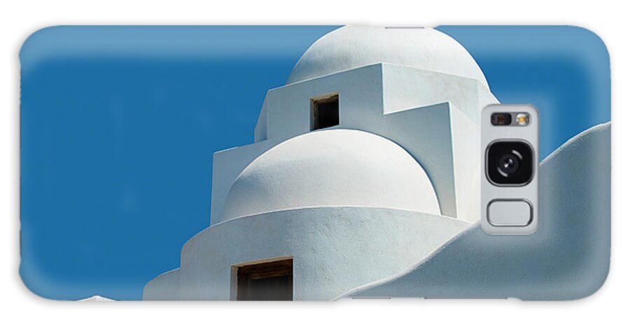 Greek Culture Galaxy Case featuring the photograph Greek Orthdox Church In Mykonos by Ed Freeman