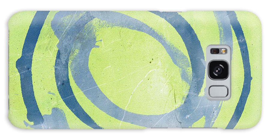 Green Galaxy Case featuring the painting Green Blue by Julie Niemela