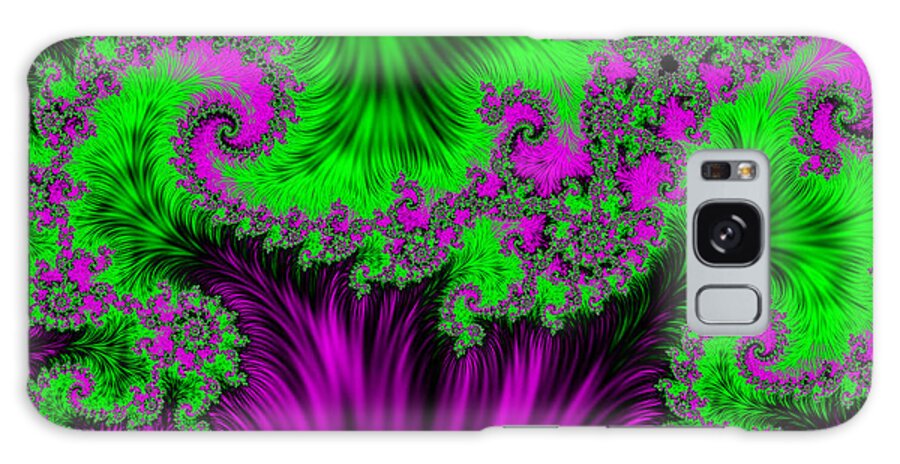 Abstract Galaxy Case featuring the photograph Green Dragon 3 by Ronda Broatch