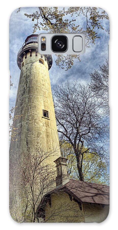 Lighthouse Galaxy Case featuring the photograph Grosse Point Lighthouse Color by Scott Norris