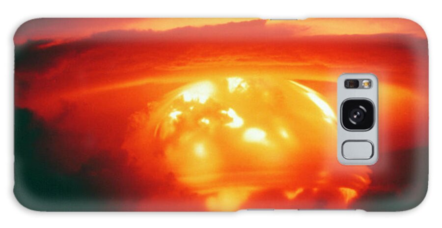 Technology Galaxy Case featuring the photograph H-bomb Explosion At Bikini Atoll by U.s. Navy/science Photo Library