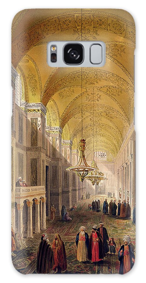 Corridor Galaxy Case featuring the drawing Haghia Sophia, Plate 2 The Narthex by Gaspard Fossati