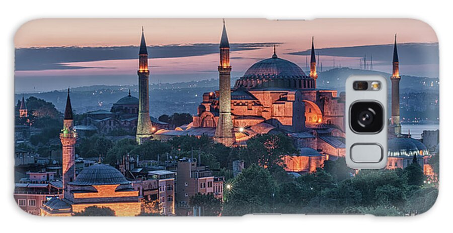 Istanbul Galaxy Case featuring the photograph Hagia Sophia, Istanbul by Gabrielle Therin-weise