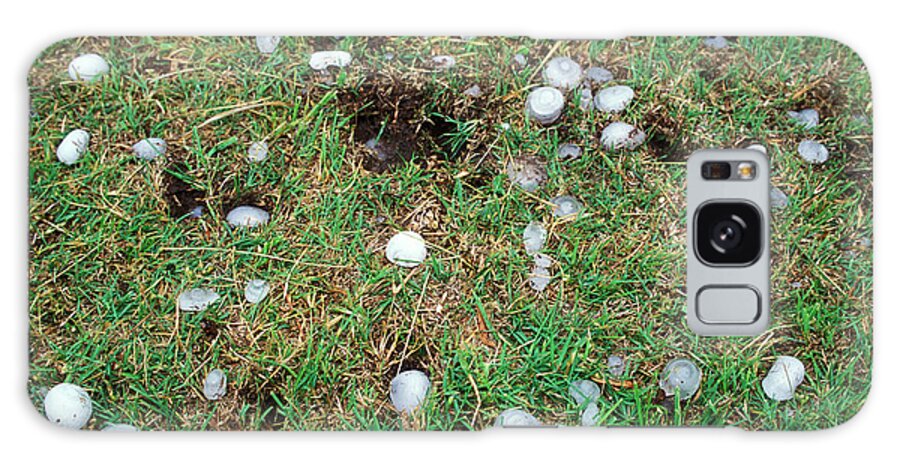 Hailstorm Galaxy Case featuring the photograph Hailstones by Jim Reed/science Photo Library