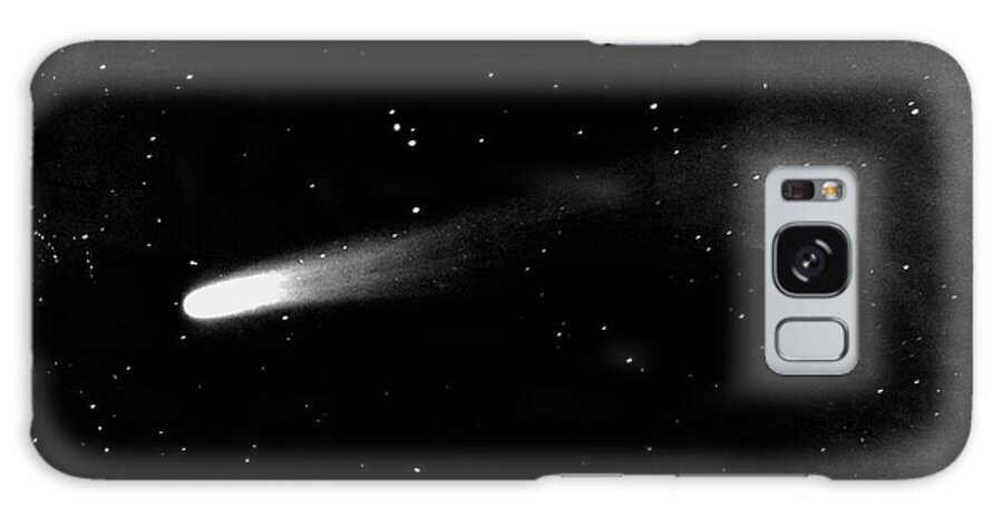 Halley's Comet Galaxy Case featuring the photograph Halley's Comet by Royal Astronomical Society/science Photo Library