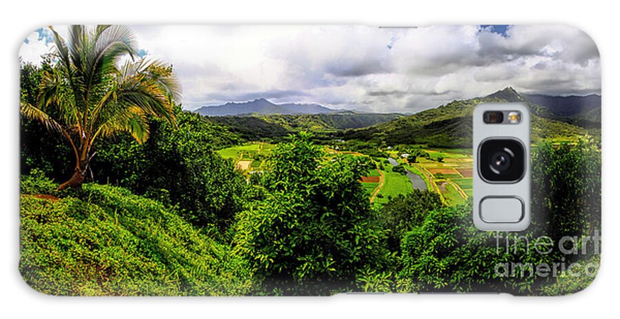 Hawaii Galaxy Case featuring the photograph Hanalei Valley by Richard Lynch