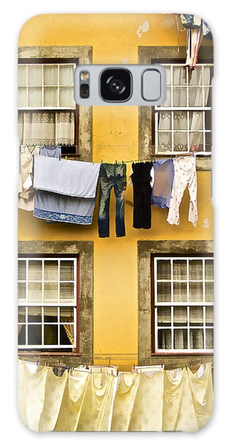 Art Galaxy Case featuring the photograph Hanging Clothes of Old World Europe by David Letts