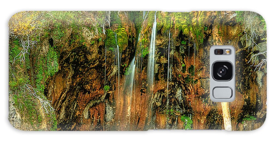 Home Galaxy Case featuring the photograph Hanging Lake by Richard Gehlbach