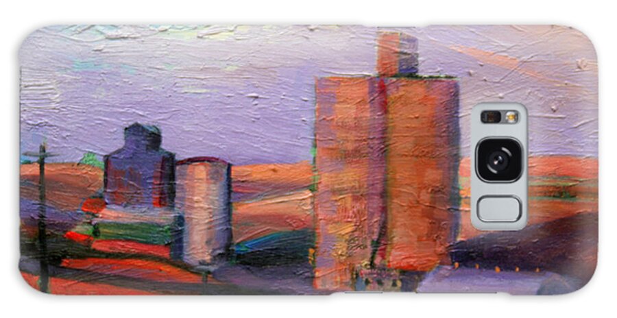 Farming Galaxy Case featuring the painting Hanson Station by Gregg Caudell