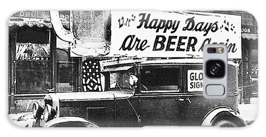Happy Galaxy Case featuring the photograph Happy Days are Beer Again by Digital Reproductions