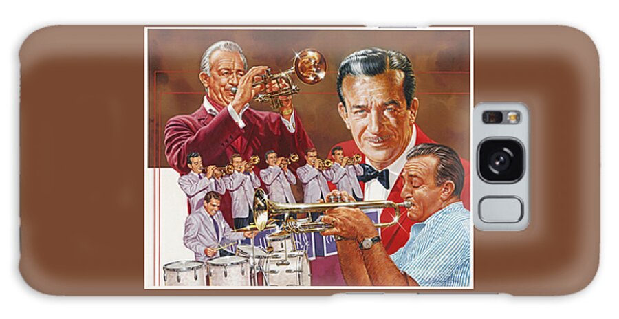 Portrait Galaxy Case featuring the painting Harry James Trumpet Giant by Dick Bobnick