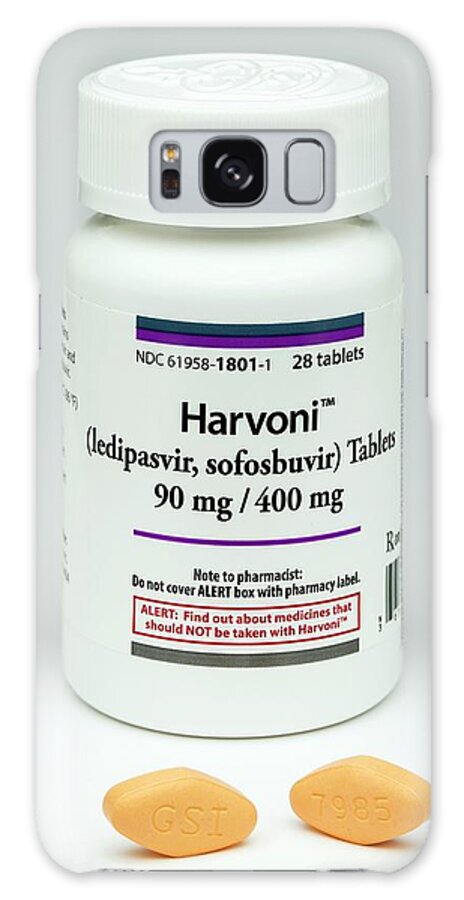 Harvoni Galaxy Case featuring the photograph Harvoni Hepatitis C Drug by George Post