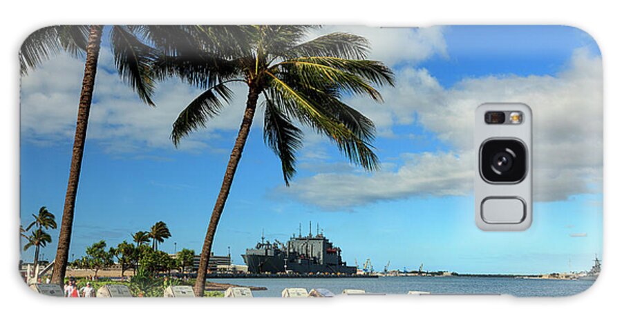 Tranquility Galaxy Case featuring the photograph Hawaii, Oahu, Pearl Harbour by Michele Falzone