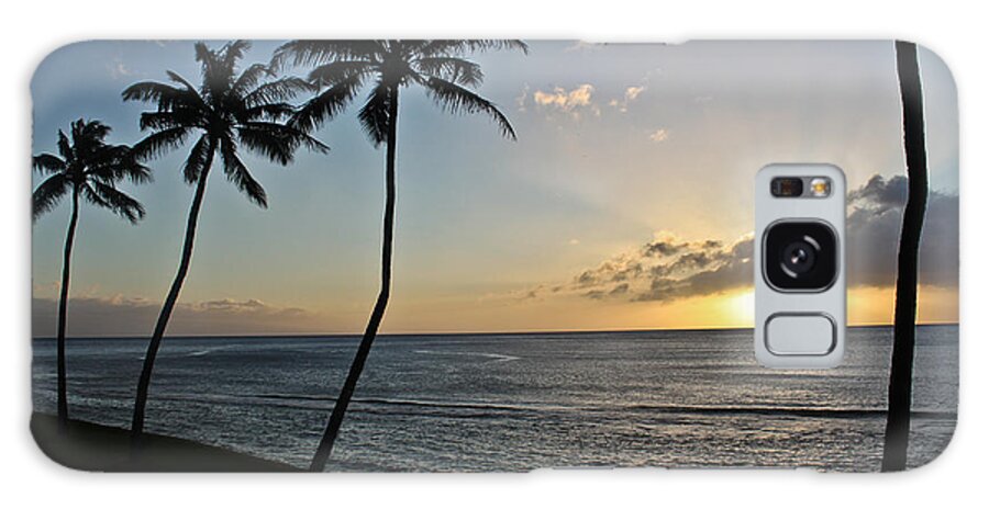 Maui Galaxy Case featuring the photograph Hawaiian Sunset by Joann Copeland-Paul