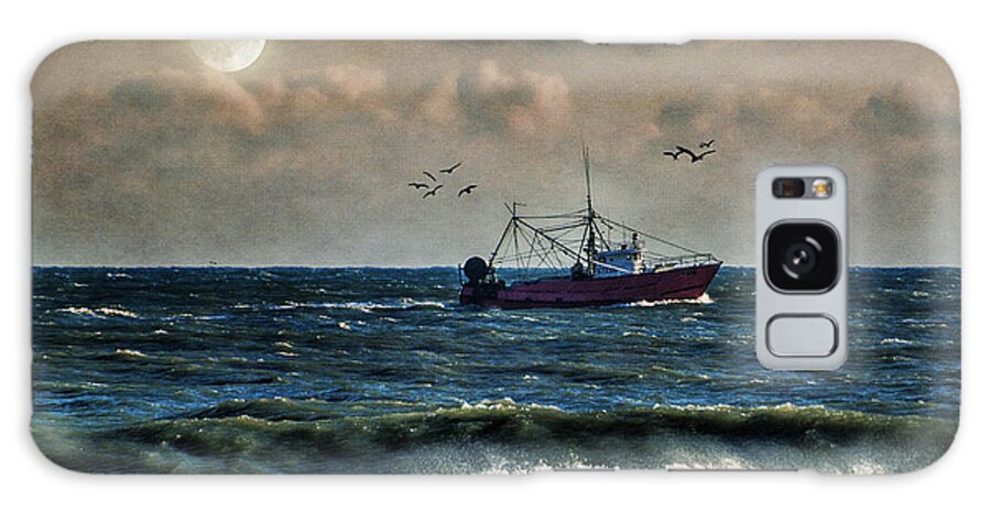 Fishing Galaxy Case featuring the photograph Heading Out by Cathy Kovarik