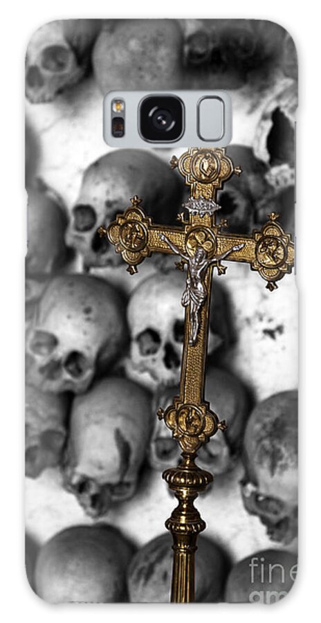 Skull Galaxy Case featuring the photograph Heaven and Hell by James Brunker
