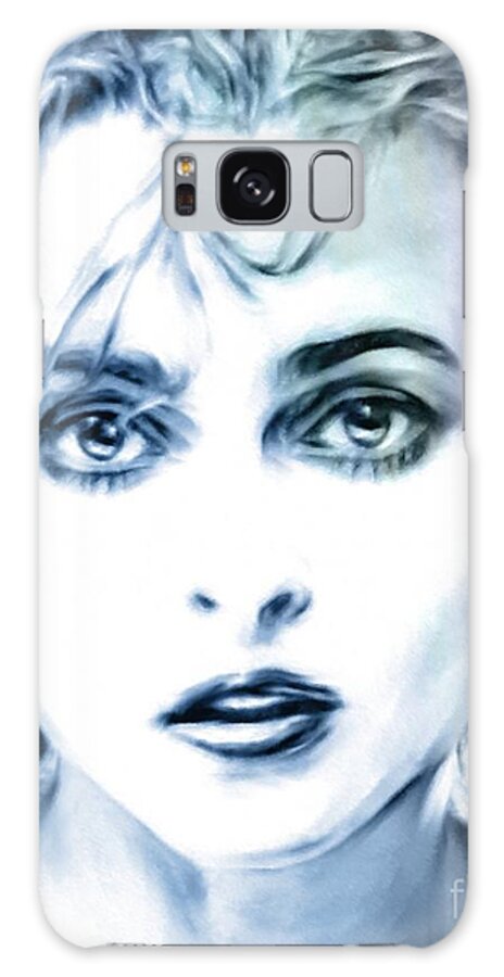 Helena Bonham-carter Galaxy S8 Case featuring the mixed media Helena Bonham-Carter by Wu Wei