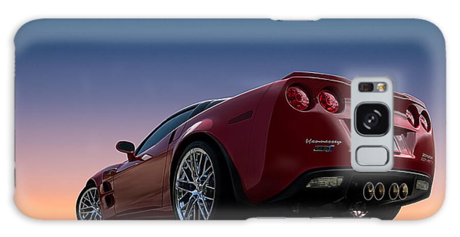 Corvette Galaxy Case featuring the digital art Hennessey Red by Douglas Pittman
