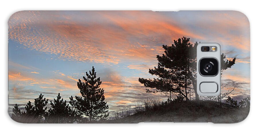 Cape Henlopen Galaxy Case featuring the photograph Herring Point Sunset by Robert Pilkington