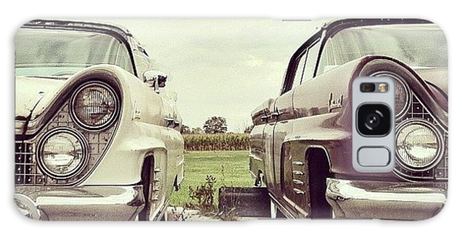 Love Galaxy Case featuring the photograph Hers & His. #car #cars #classic by Eric Shanteau