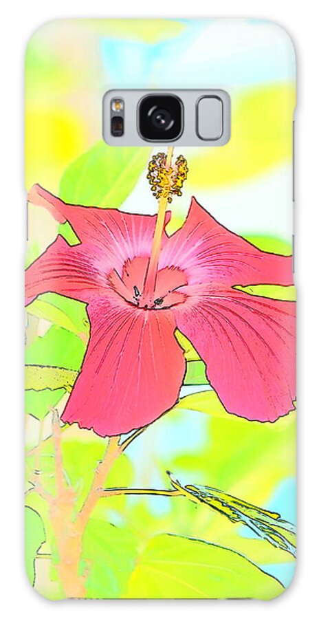Hibiscus Galaxy Case featuring the photograph Hibiscus Dream by Cathy Shiflett